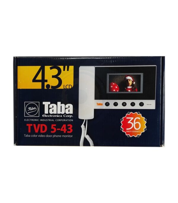 آیفون تصویری تابا مانیتور TVD-5-43 - تصویر 6
