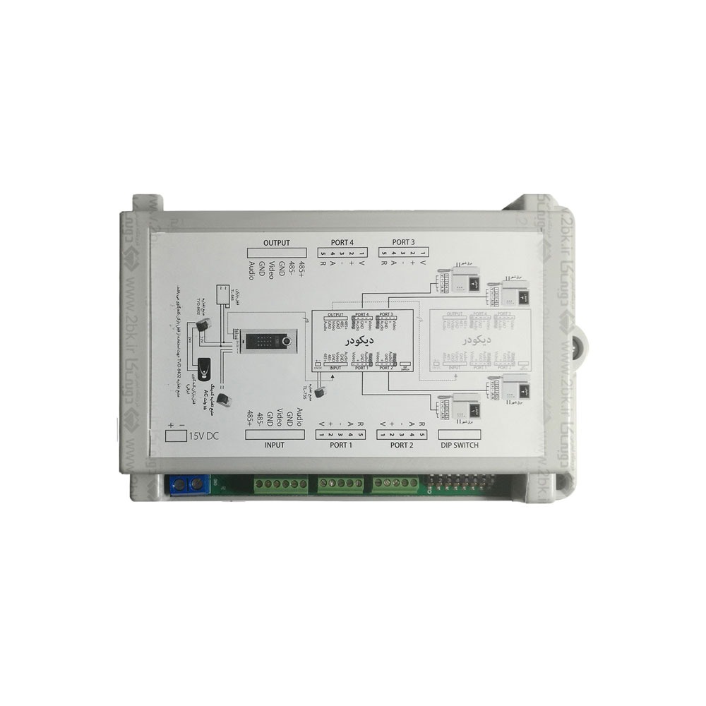 سوییچر4تایی دیکدر پنل کدینگ مدل TSC-4 - تصویر 6