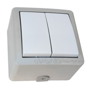 کلید دوپل روکار پارت برق ایرانیان